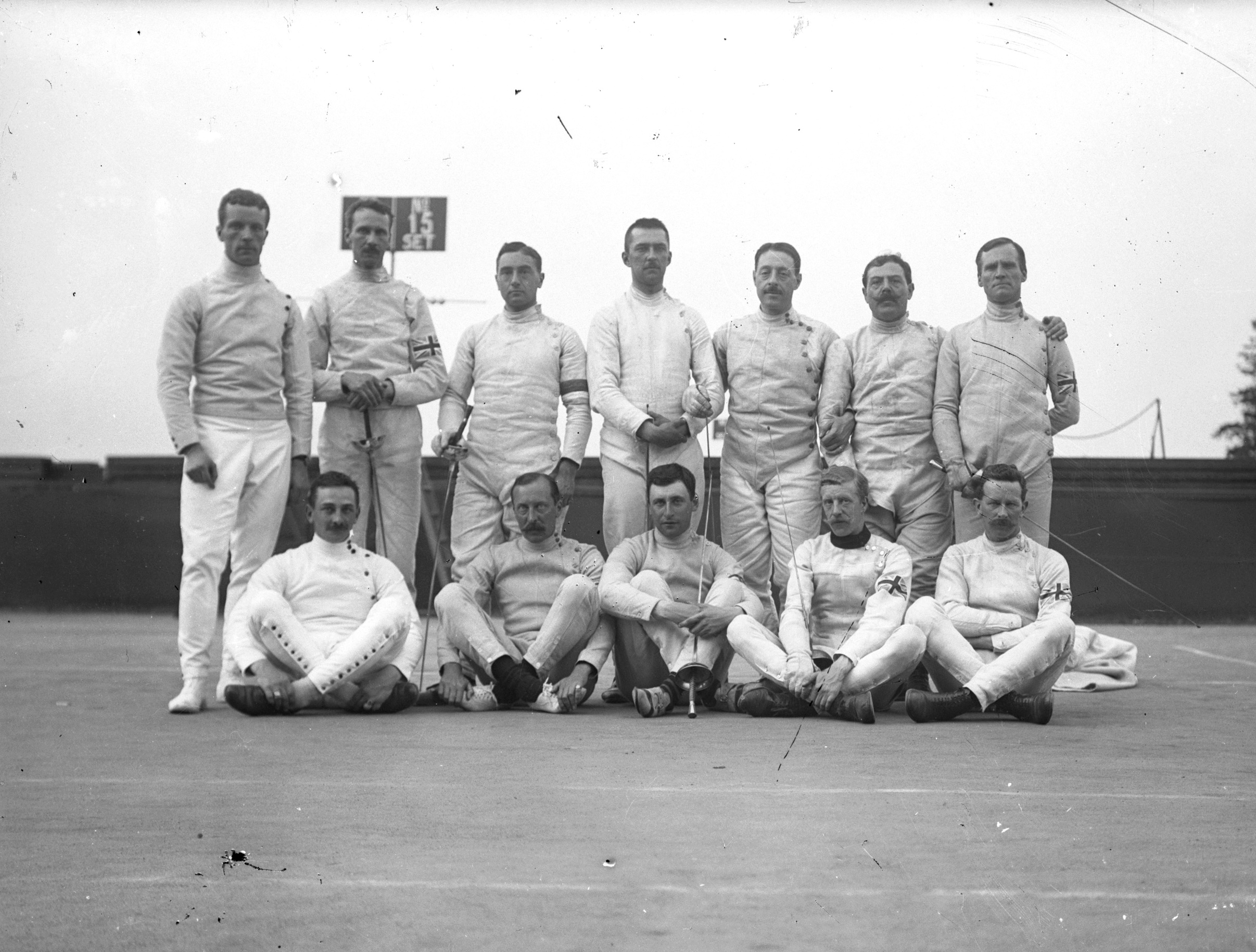 Great Britain’s fencing team at Stockholm 1912: Unseen Photographs